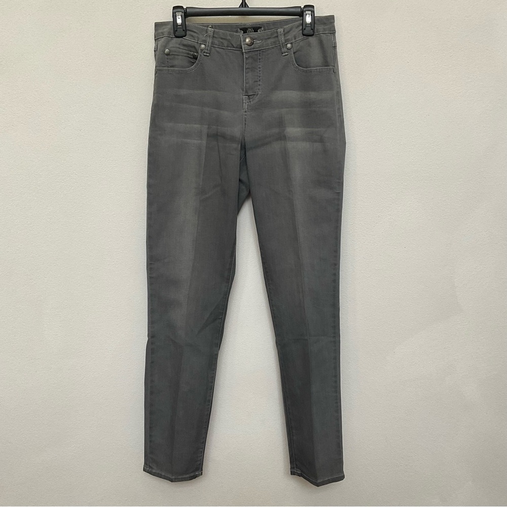 Tru Luxe Jeans Grey Skinny Jeans with Lace Pocket Detail Size 30/10